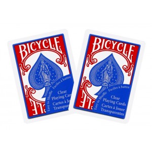 BICYCLE CLEAR BLUE SPADE POKER