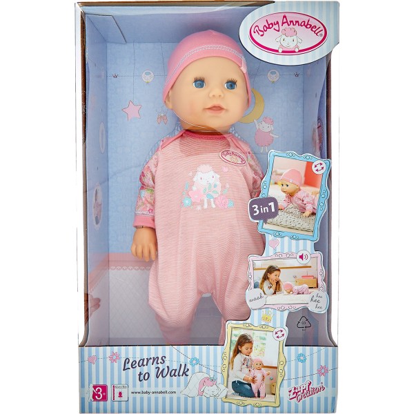 baby annabell walking doll